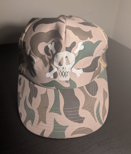 Stussy camo trucker skull cap - trucker,