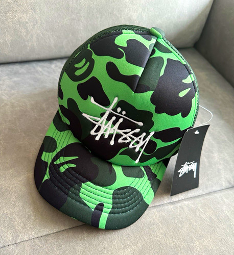 Stussy green black camouflage - stussy,