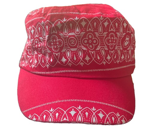 Stussy flat cap red bandana - stussy,