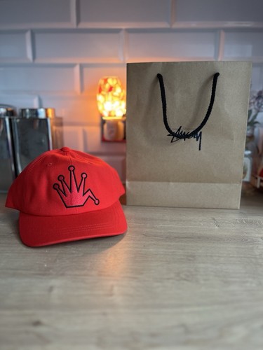Stussy cap red - red,