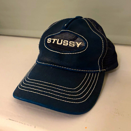Stussy blue mesh back - stussy,