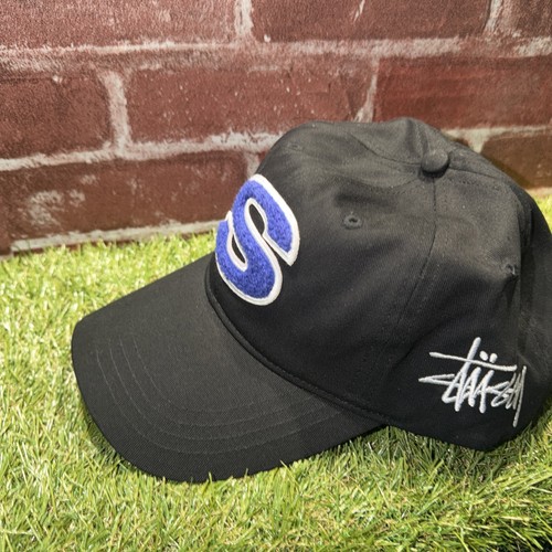 Stussy snapback cap black - s,