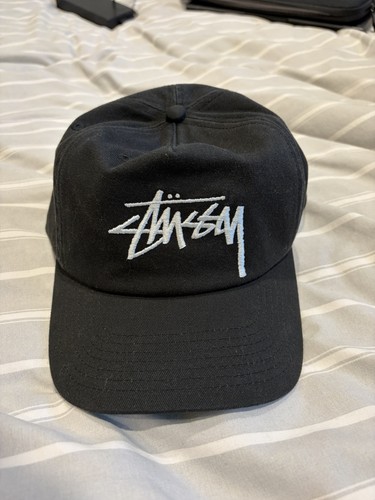 Stussy black cap - stussy,