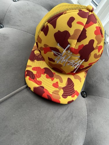 Stussy yellow orange camo - yellow,