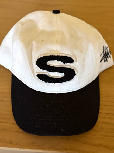 Stussy white black - black, baseball