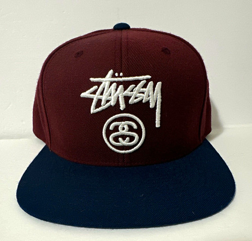 Stussy solid snapback cap - stussy,