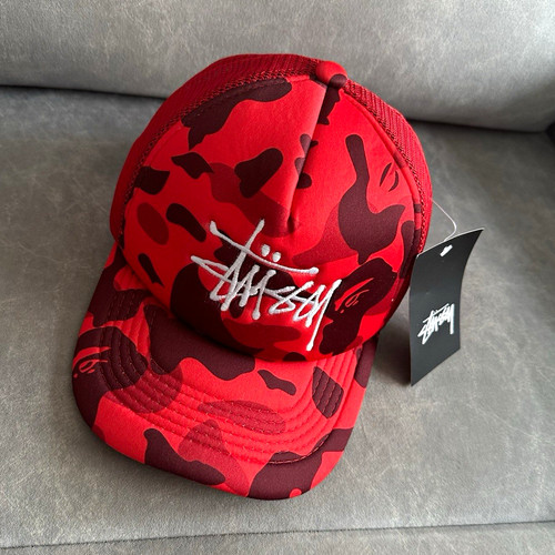Stüssy red camouflage - red,