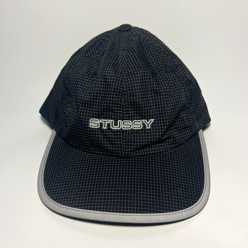 Stussy black gray check - stussy, black/gray