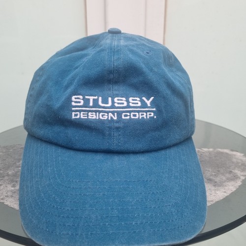Stussy blue cotton twill - blue,