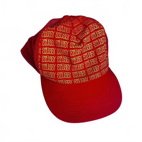 Stussy red y2k vintage - y2k, cap