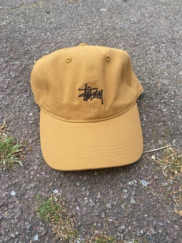 Stussy brown beige logo cotton - stussy,