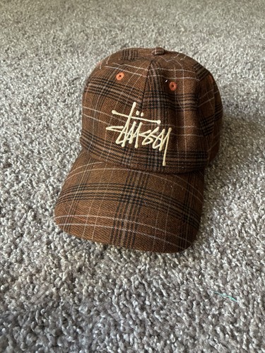 Stussy brown black plaid - stussy,